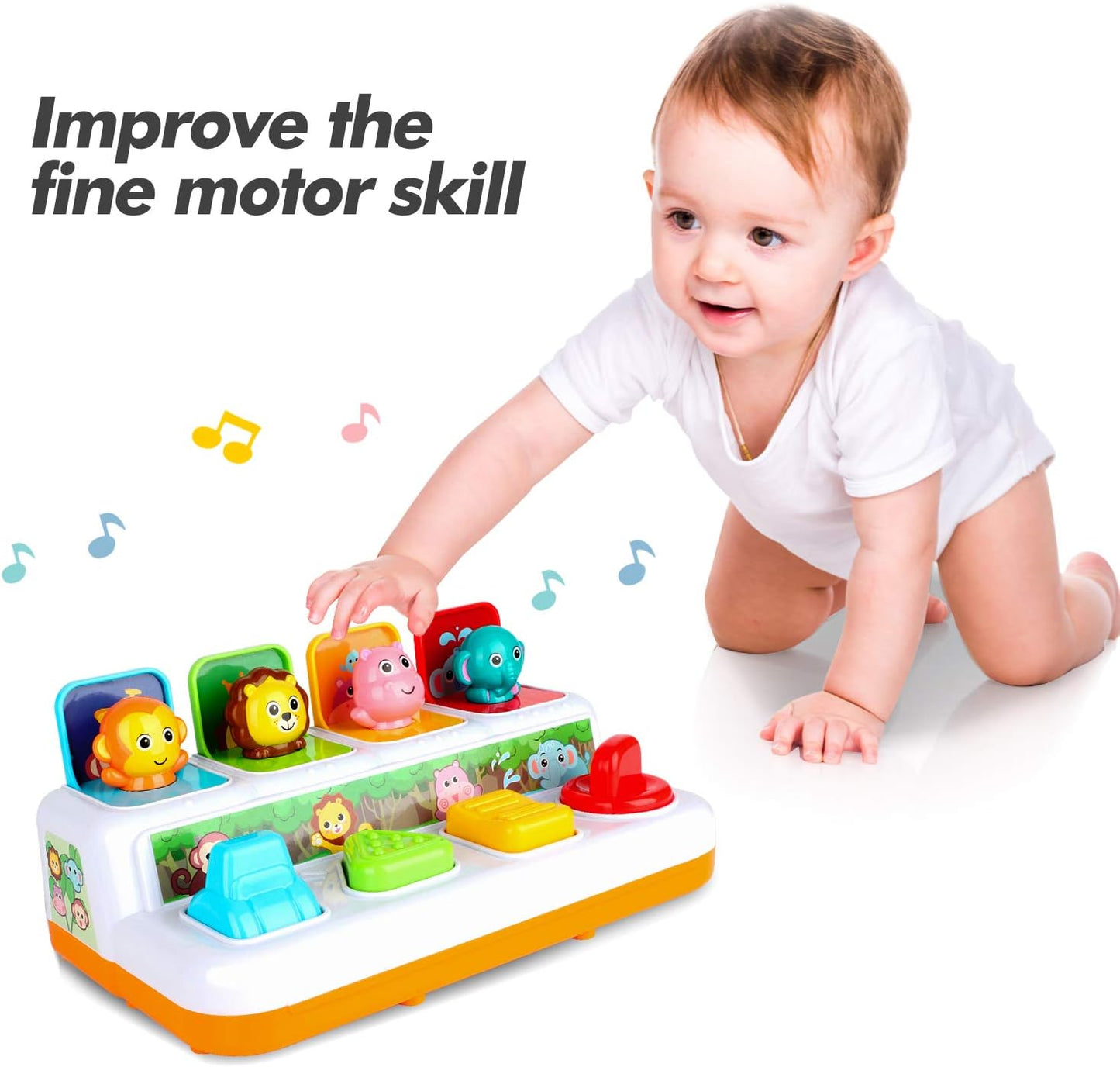 Musical Pop Up Toy for Toddlers