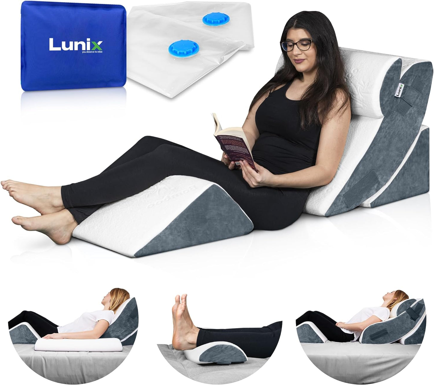 Orthopedic Bed Wedge Pillow Set
