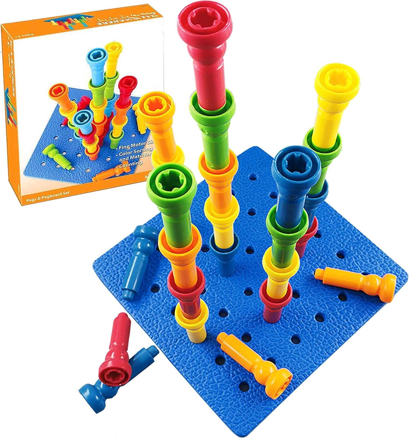 Peg Board Toy Set 