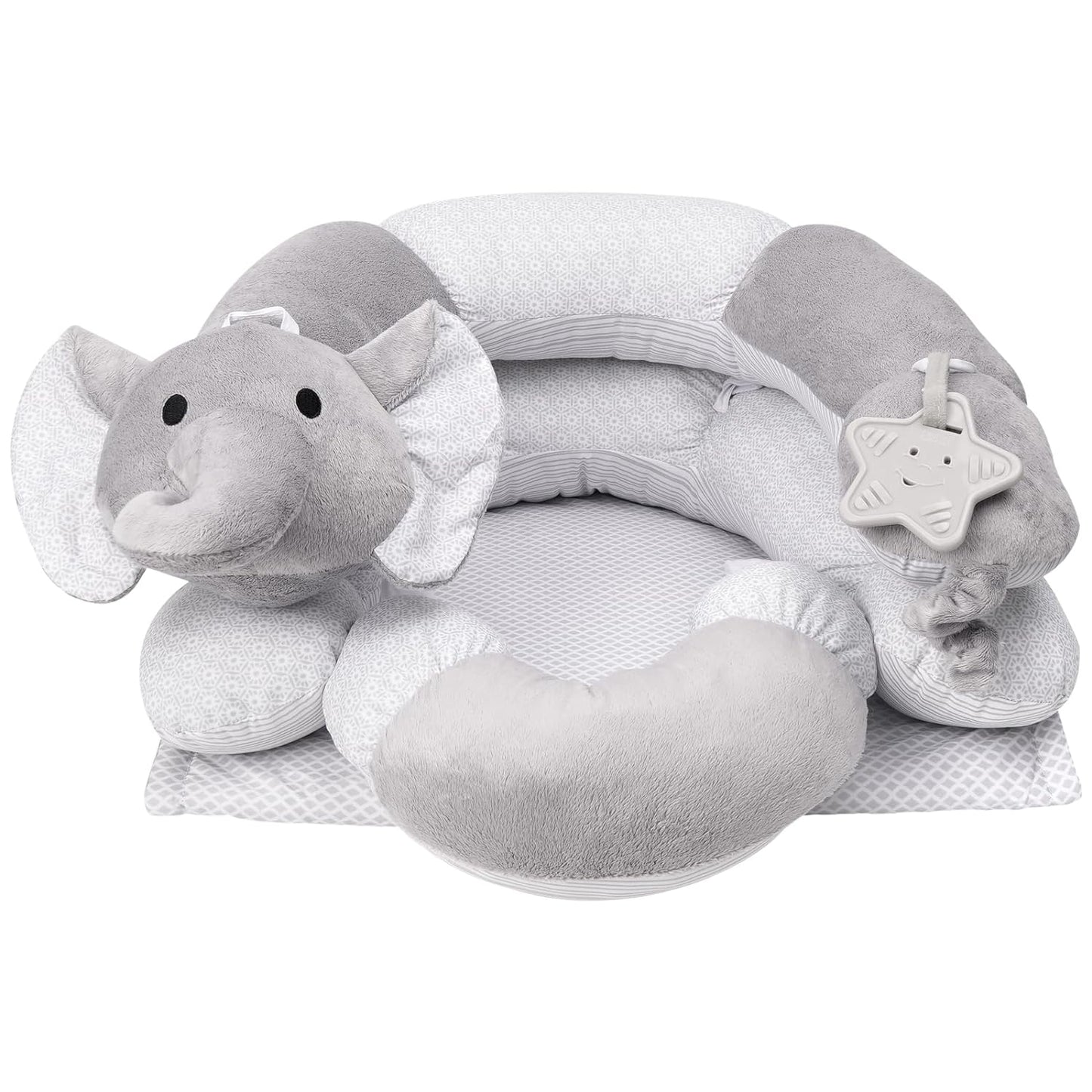 2-in-1 Tummy Time Seated Support Pillow