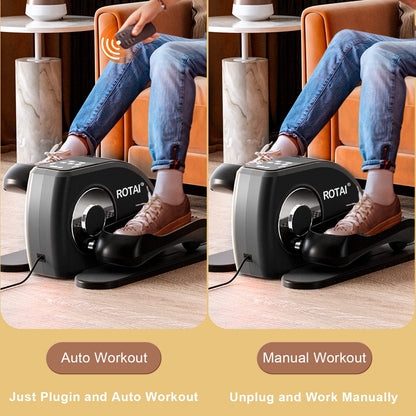 Electric Seated Foot Pedal Exerciser Bike