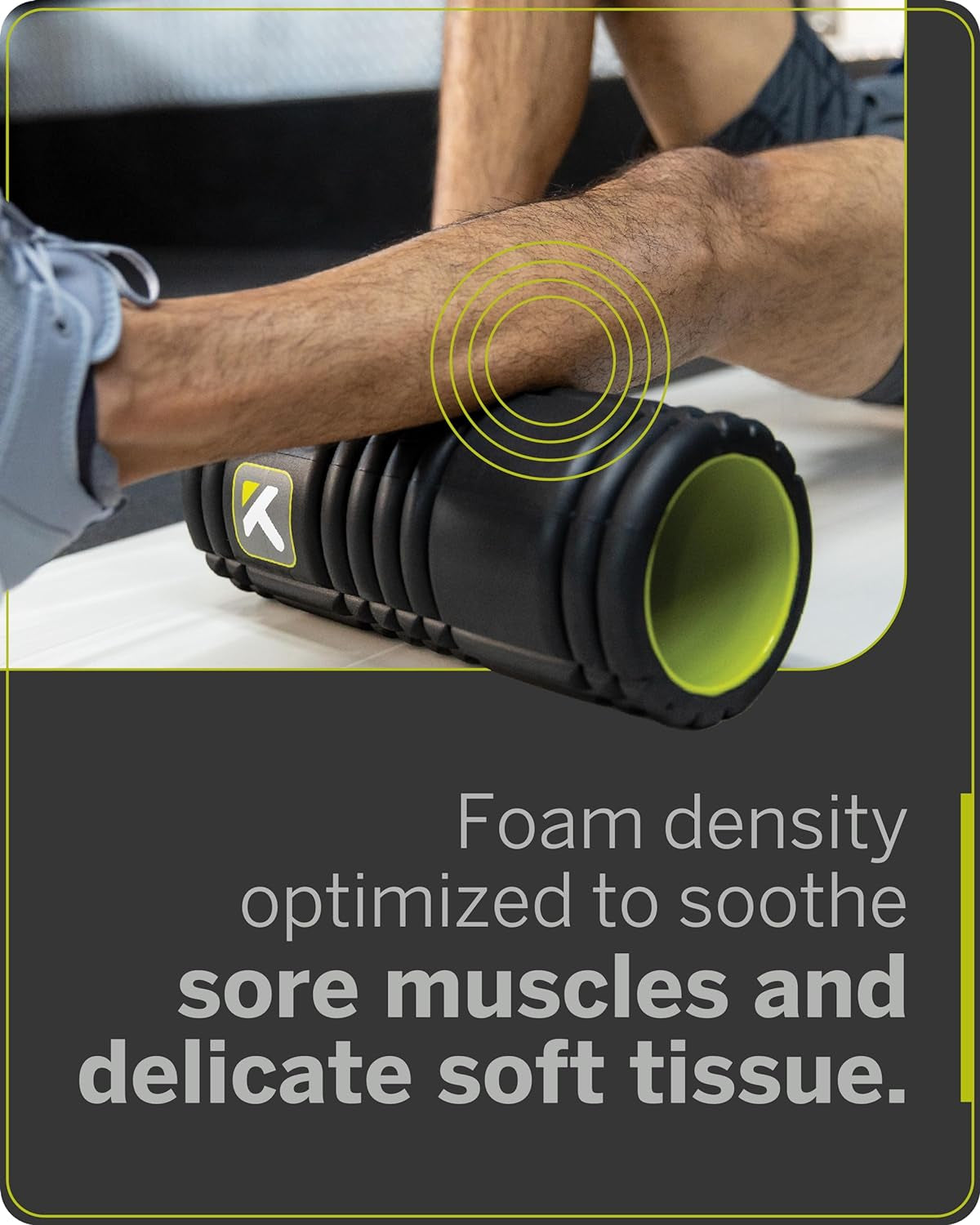 Multi-Density Grid Foam Roller