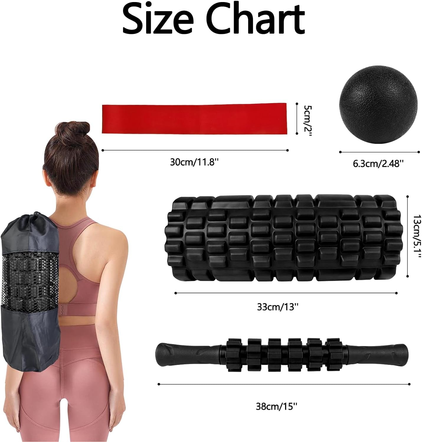 5 In1 Foam Roller Set