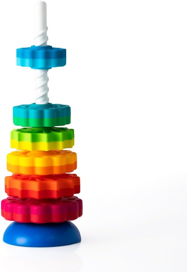 Corkscrew Stack-and-Sort Toy