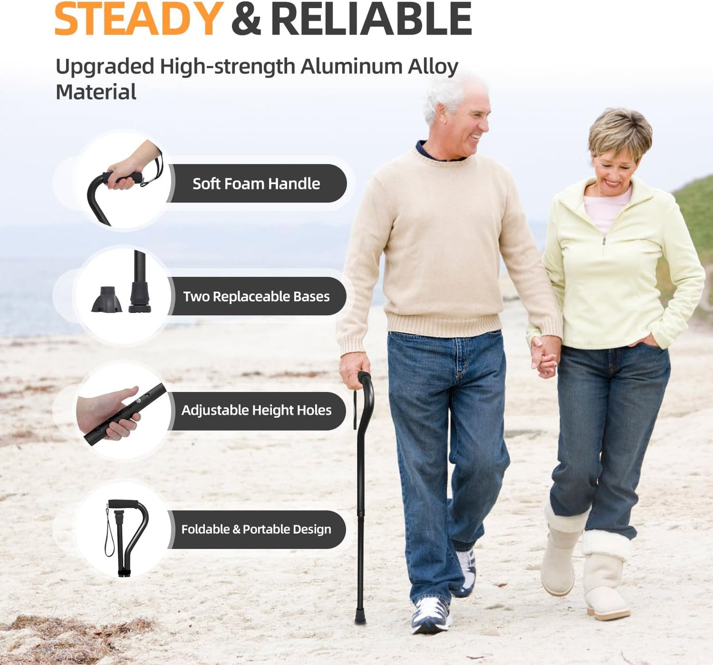 Adjustable Walking Cane