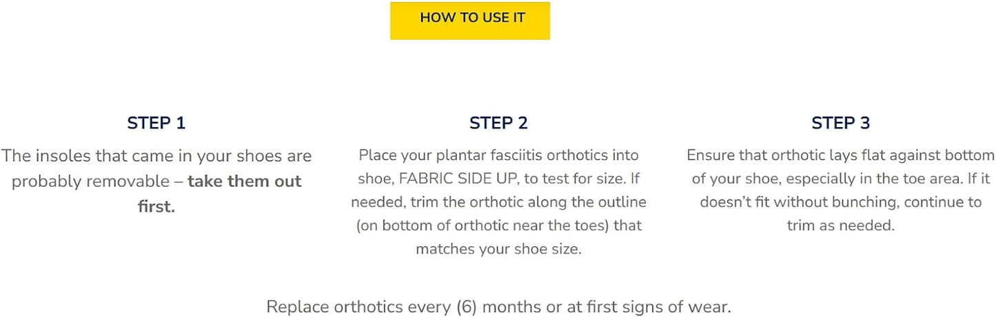 Dr. Scholl’s® Plantar Fasciitis Orthotic Insoles