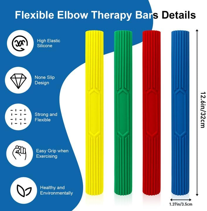 Hand Therapy Resistance Bar Set