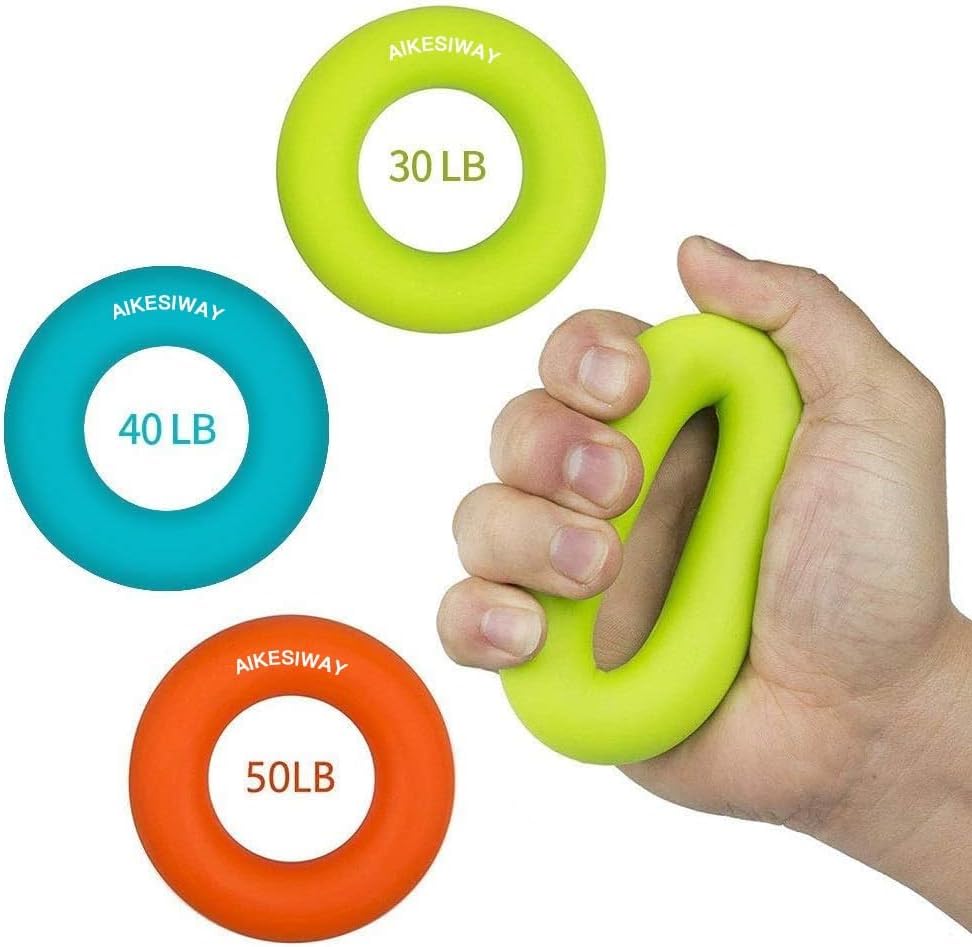 Silicone Ring Grip Strength Trainer Kit