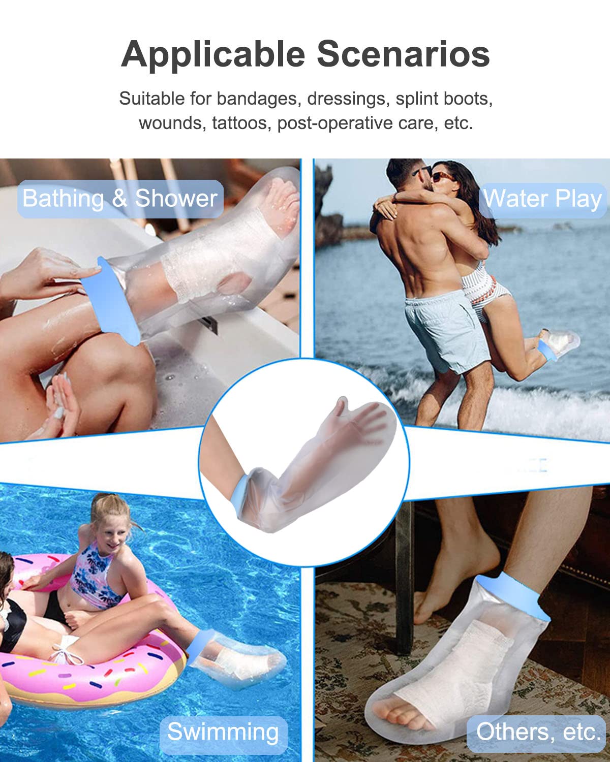 Waterproof Arm Cast Cover for Shower 