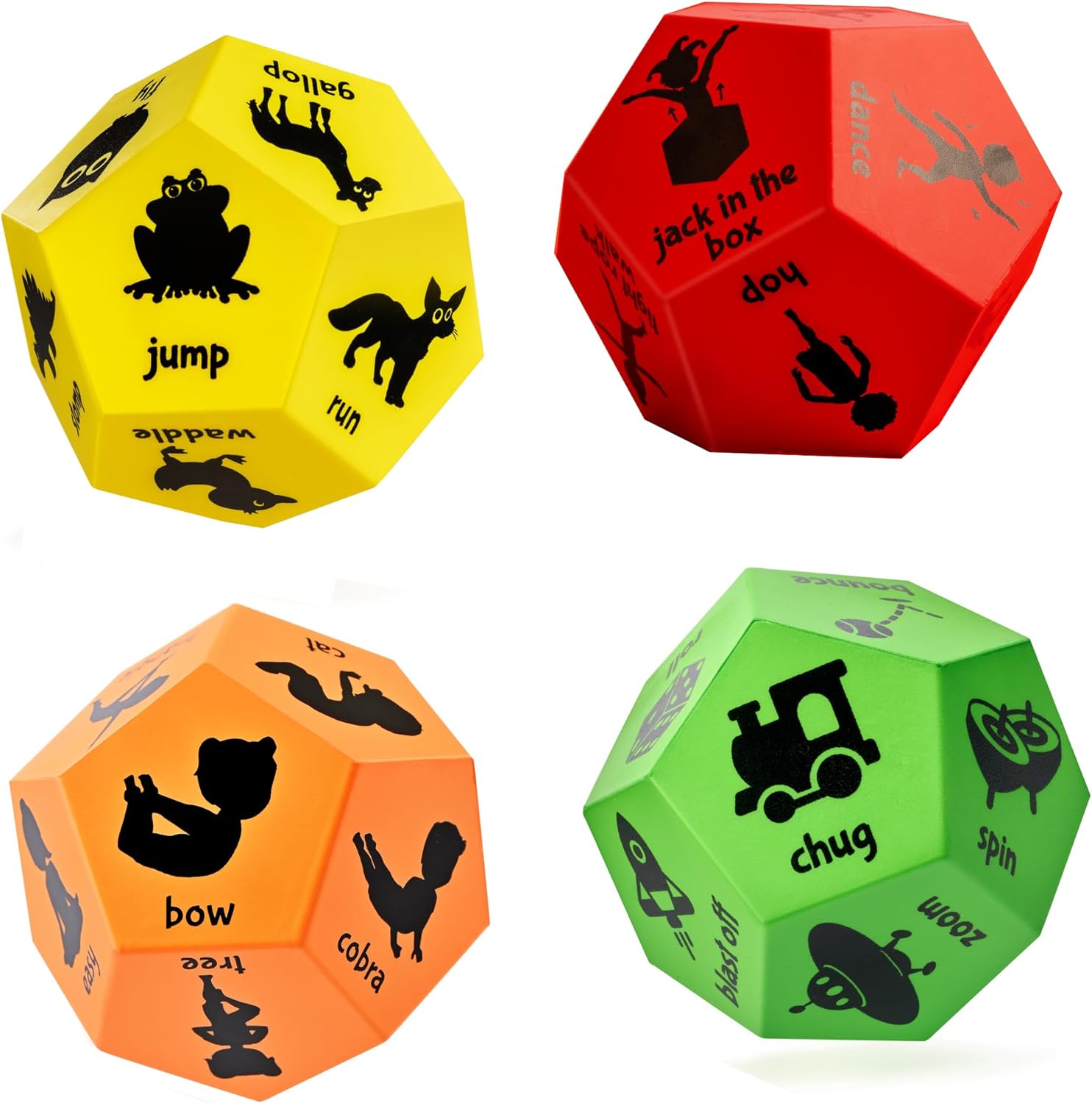 Pediatric Animal Games Dice