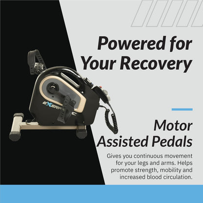 Motorized Under Desk Exercise Bike 