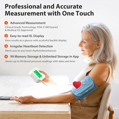 Bluetooth Blood Pressure Monitor 