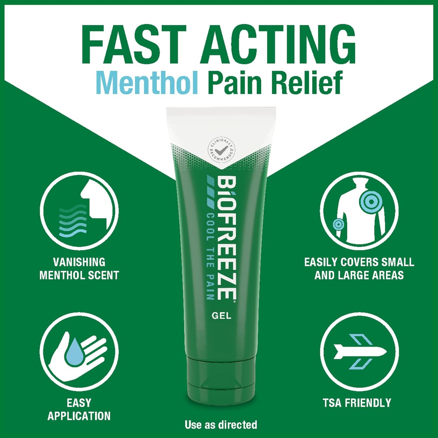 Biofreeze Pain Relief Gel, 3 FL OZ