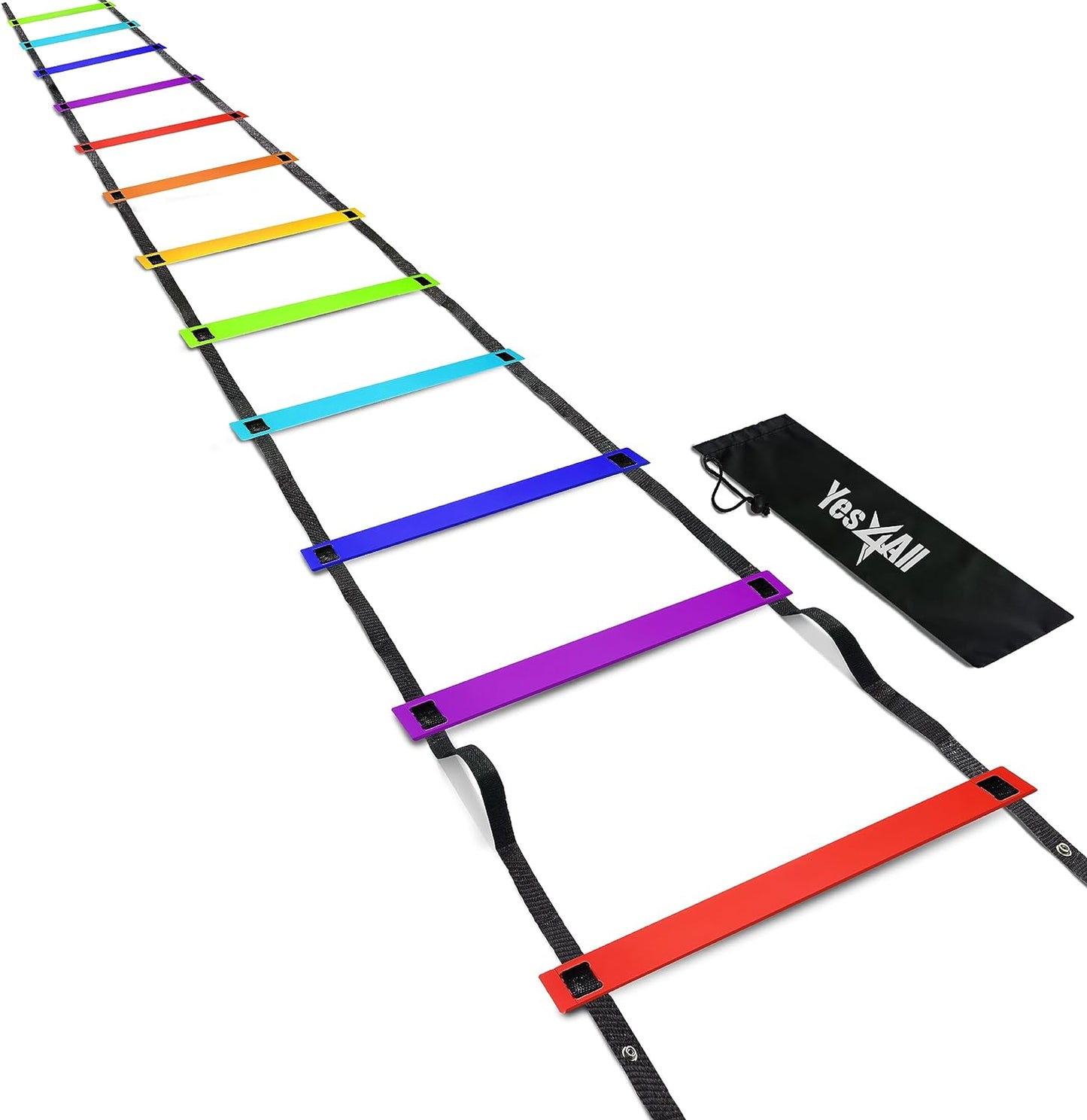 Agility Ladder Speed Trainer with Carrying Bag