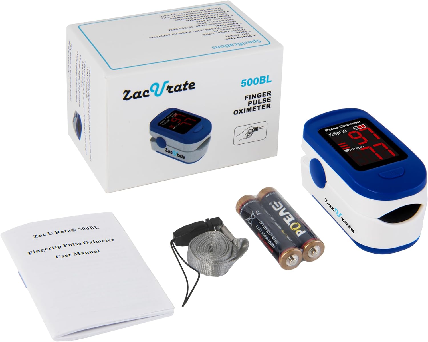 500BL Fingertip Pulse Oximeter