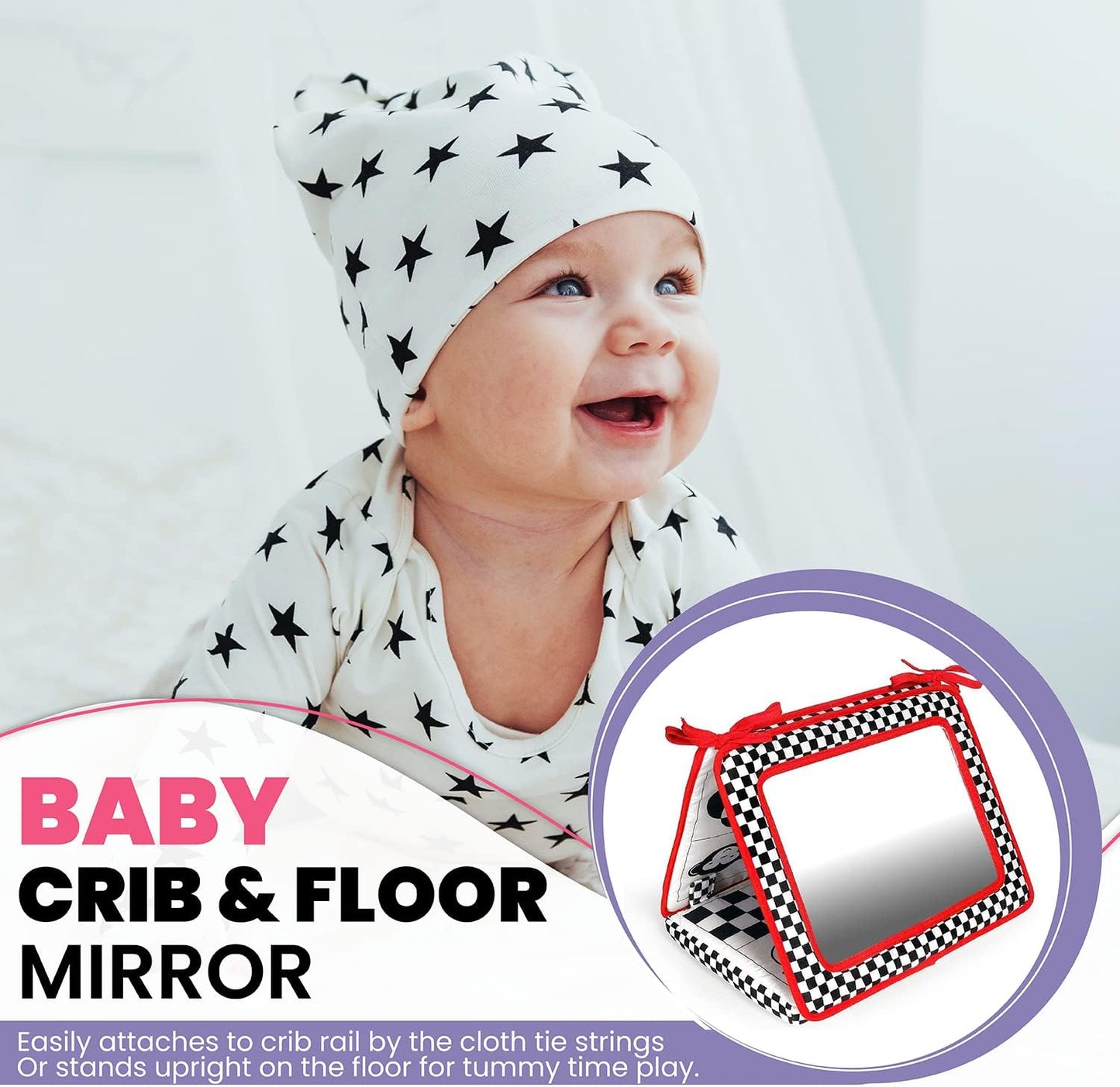 Double Sided Reversible Pediatric Mirror