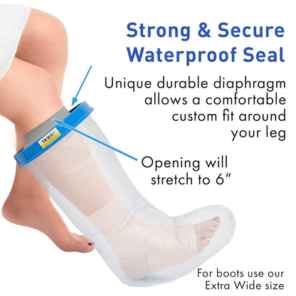 Waterproof Leg Cast Cover for Shower 