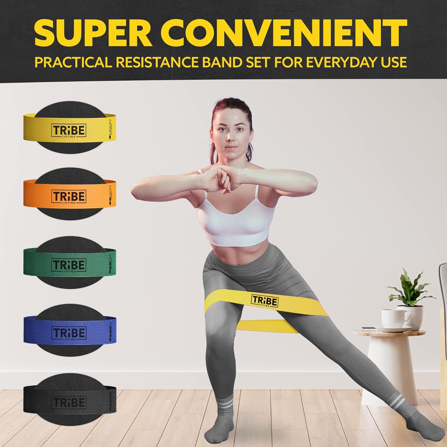 Fabric Resistance Bands Set