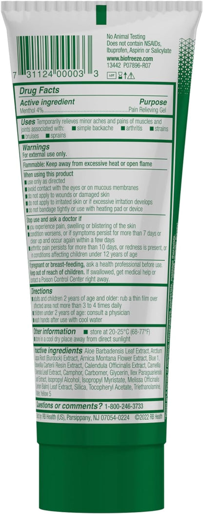 Biofreeze Pain Relief Gel, 3 FL OZ