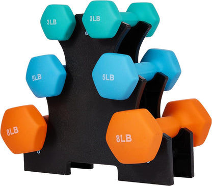 Neoprene Dumbbell Set, Multiple Sizes