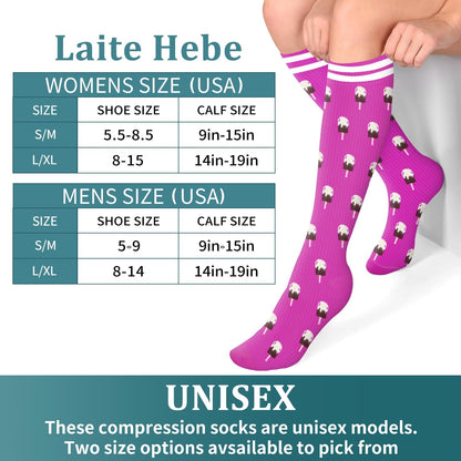 Styled Compression Socks for Women & Men 