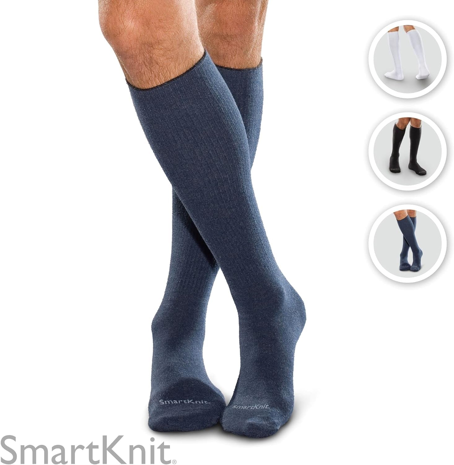 Unisex Diabetic Over-The-Calf Sock Set