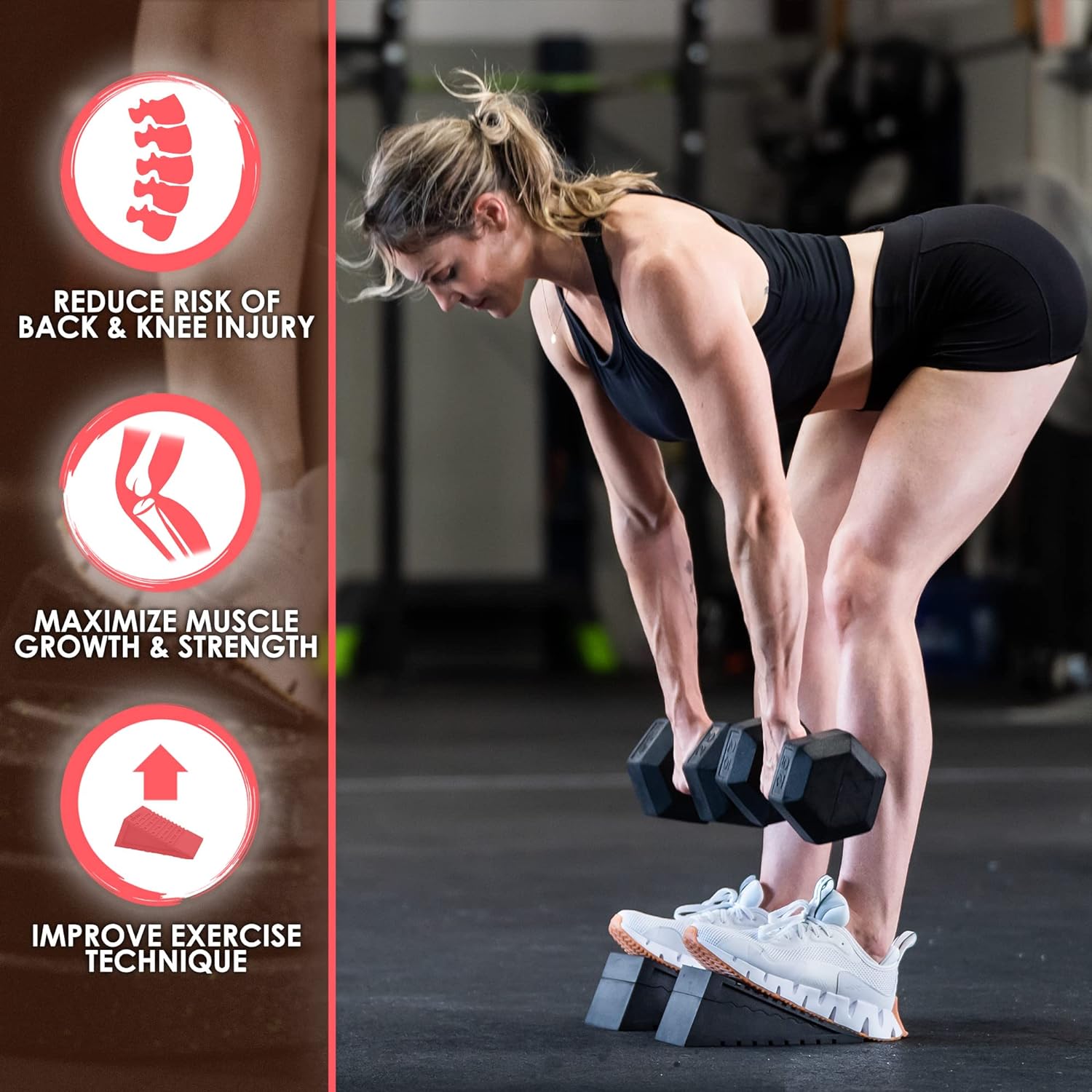 Squat Wedge Block Set