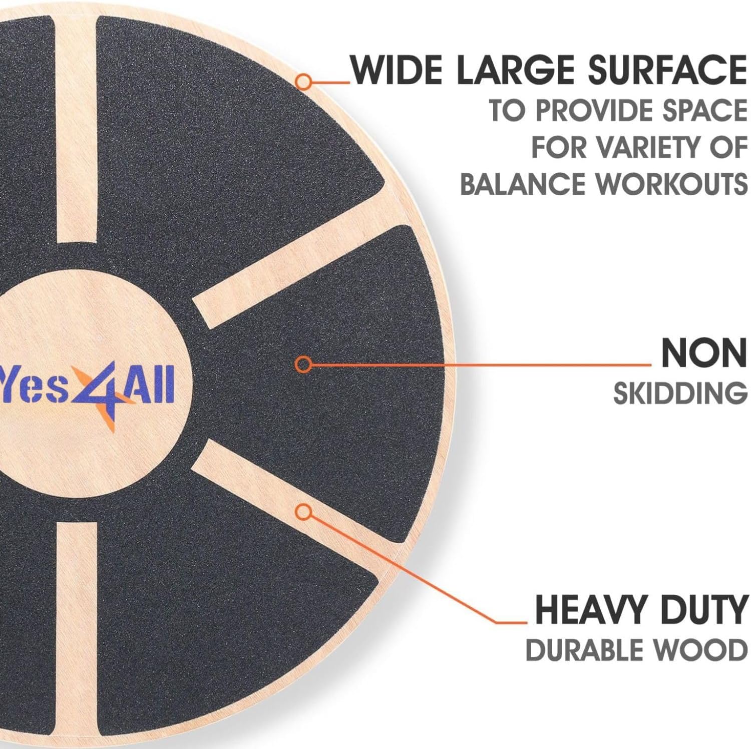 Wooden Wobble Balance Board