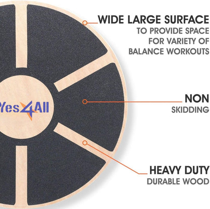 Wooden Wobble Balance Board