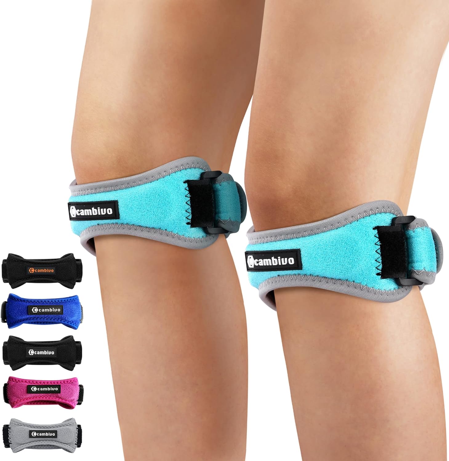 Patellar Strap for Knee Pain, 2 Pack 