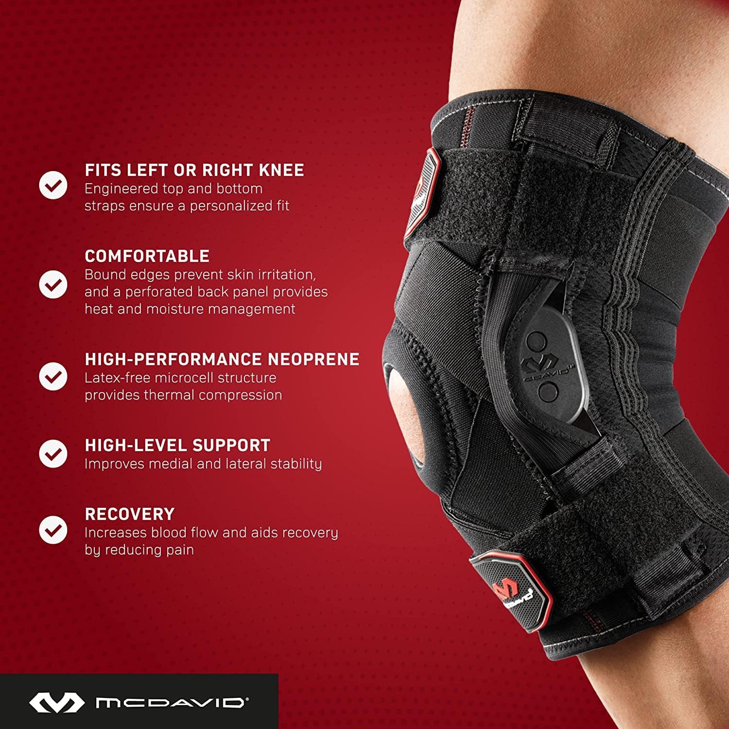 Knee Brace with Hinges 