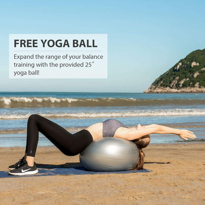 Inflatable Half Exercise Balance Ball 