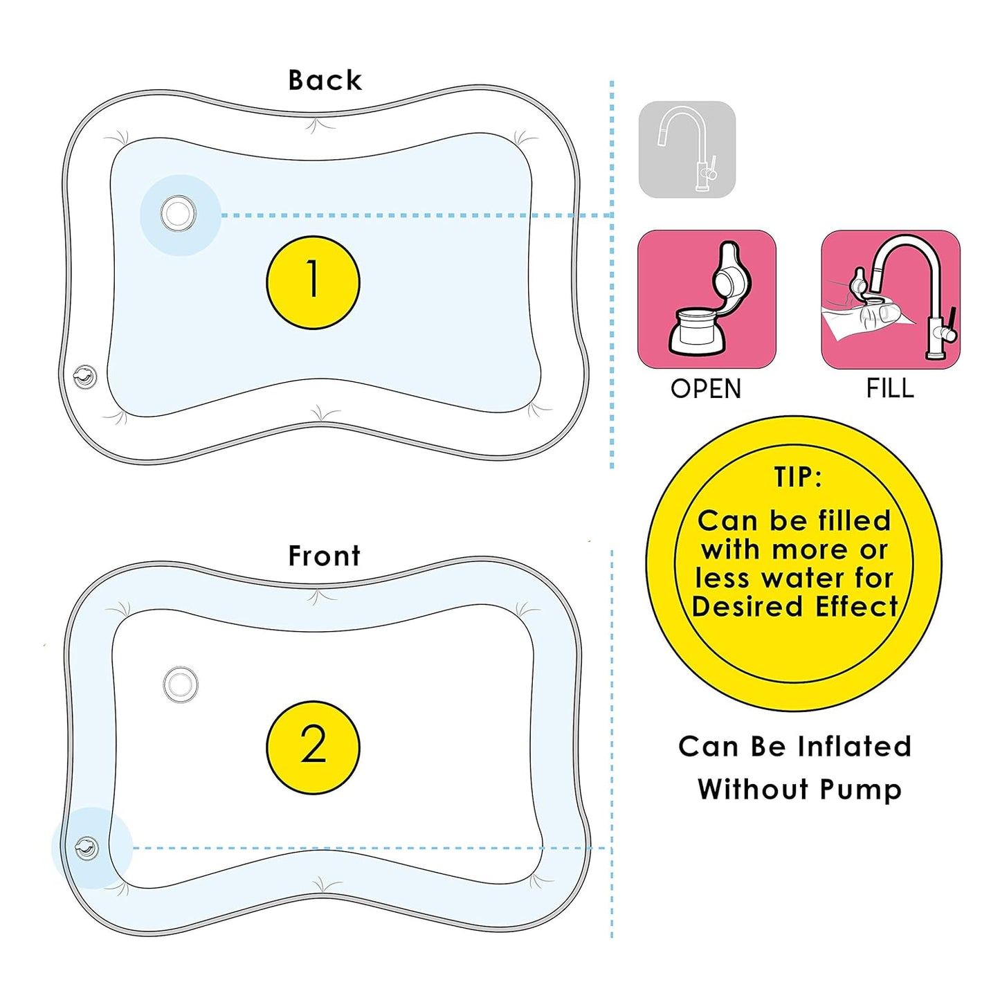 Tummy Time Premium Water Mat