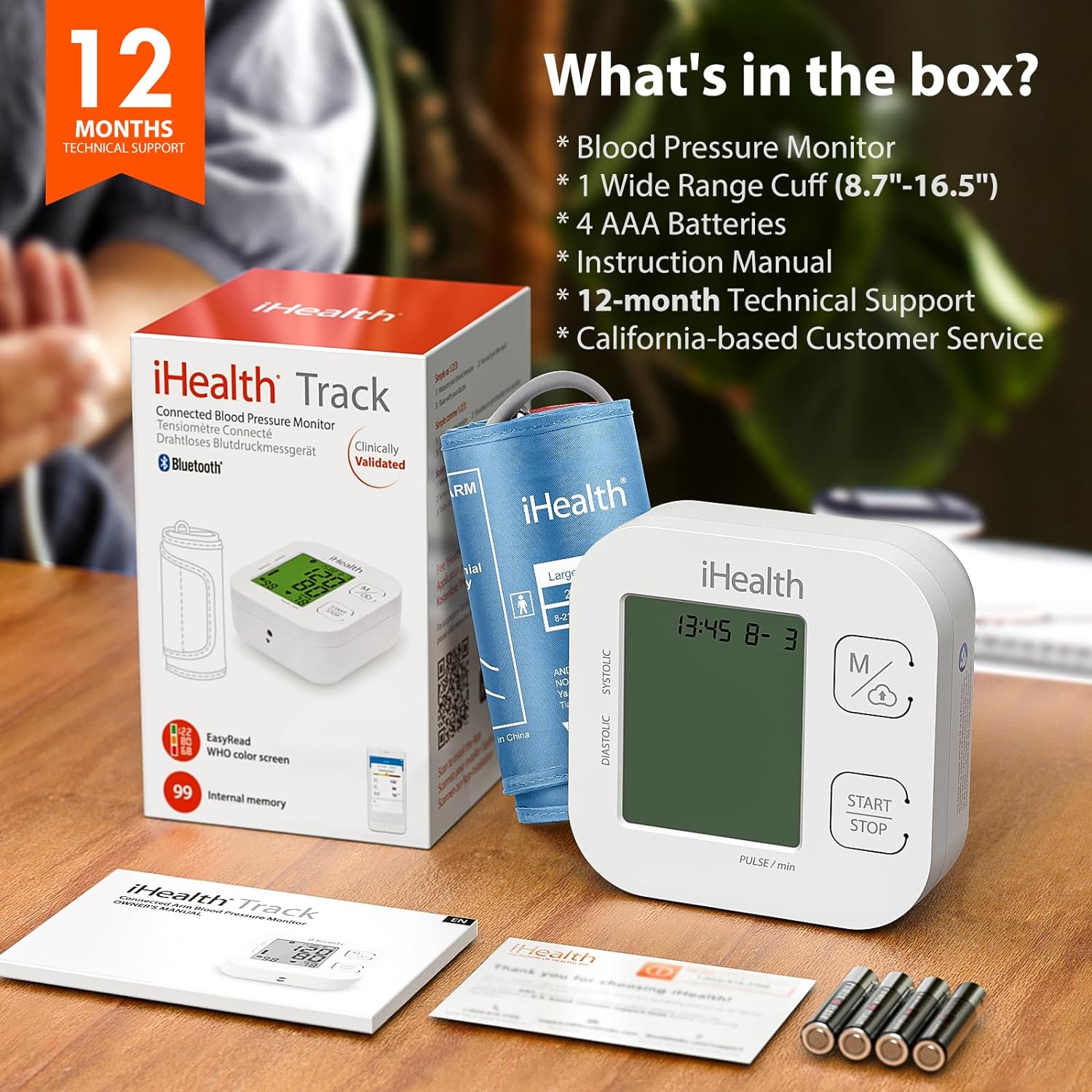 Bluetooth Blood Pressure Monitor 