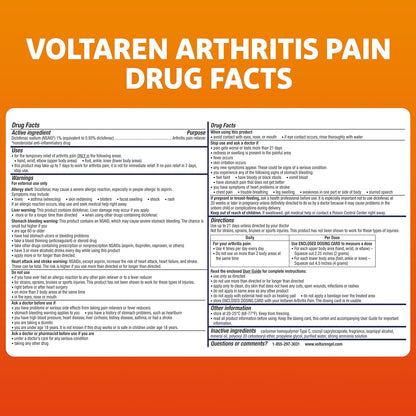 Voltaren Arthritis Pain Relief Gel