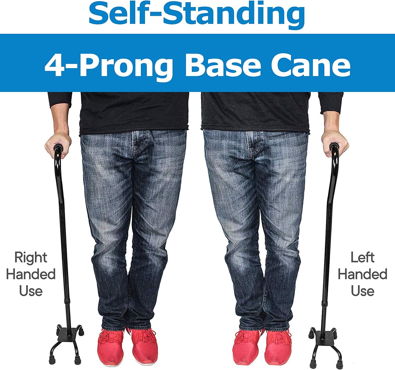 Adjustable Quad Cane 