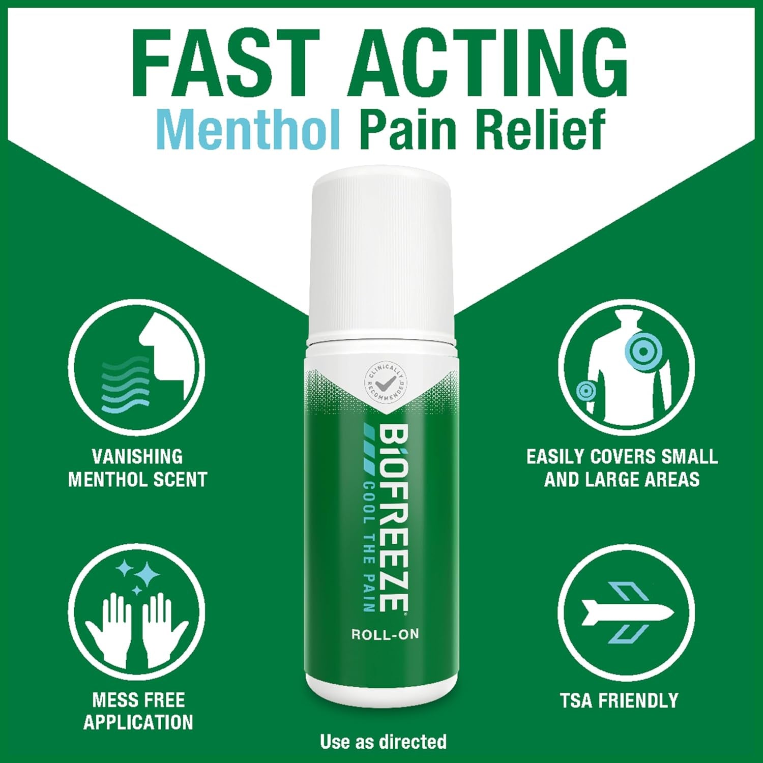 Biofreeze Pain Relief Roll-On Gel