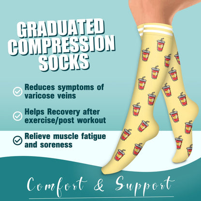 Styled Compression Socks for Women & Men 