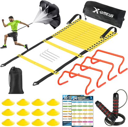 Agility Ladder Speed Training Equipment Bundle