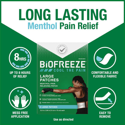 Biofreeze Pain Relief Pathces