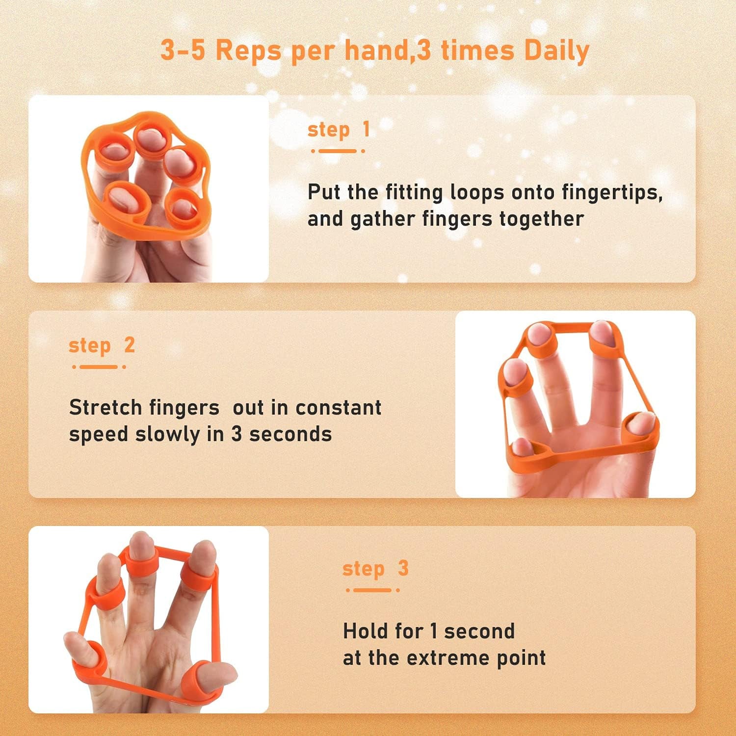 Finger Grip Strengthener Set