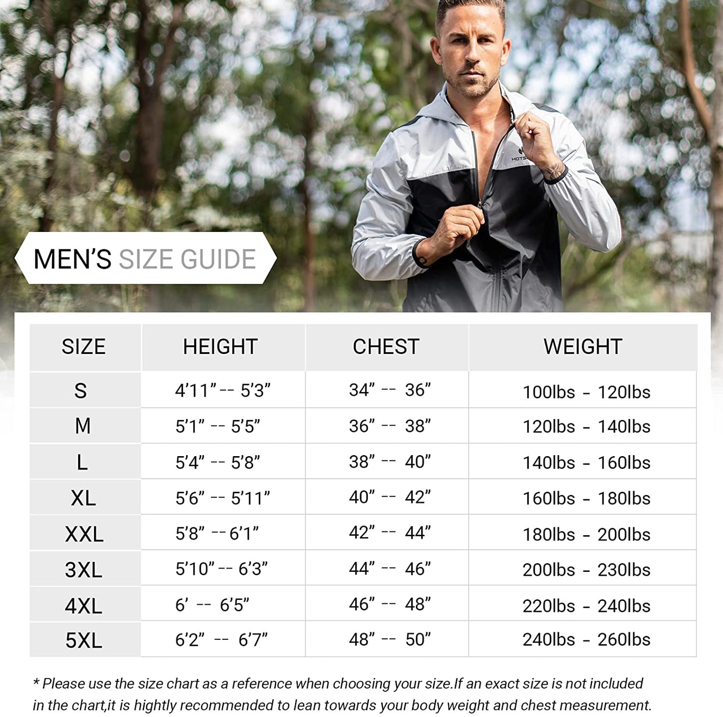 Men's Lightweight Sauna Suit 