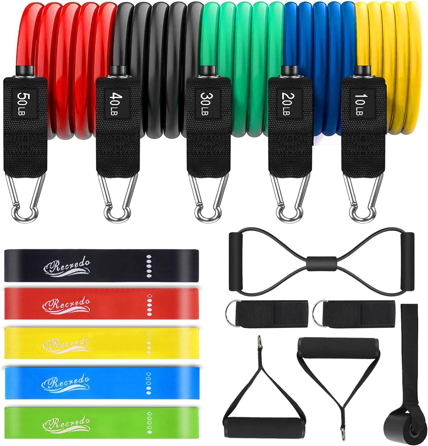 Resistance Bands Set: Fitness Workout Kit